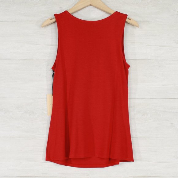 SOLD OUT!! Halogen Drape Front Knit Tank - Picture 3 of 6